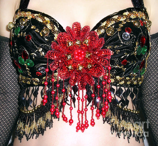 Ameynra belly dance costume bra with coins Ornament by Sofia Goldberg -  Fine Art America