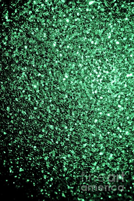 Beautiful Emerald Green Glitter Sparkles Beach Sheet For Sale By Pldesign
