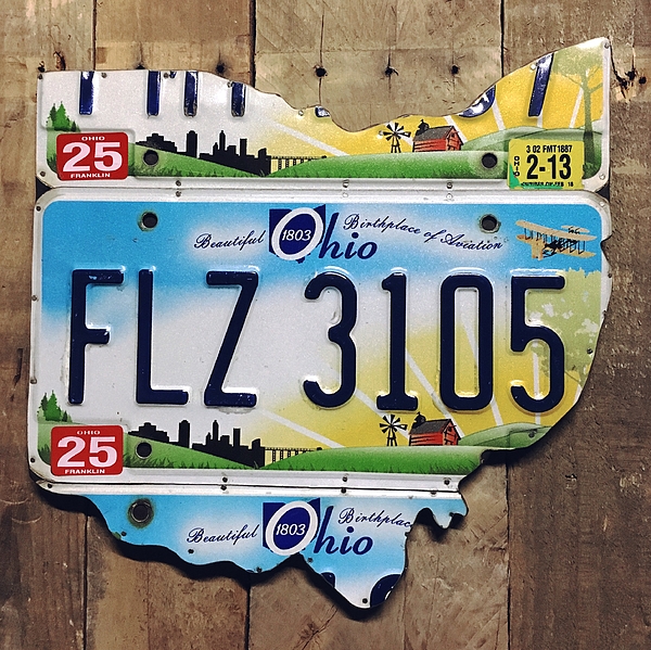 disposing of old ohio license plates
