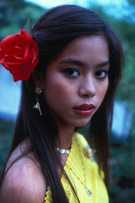 Beautiful Thai Girl Greeting Card for Sale by Carl Purcell
