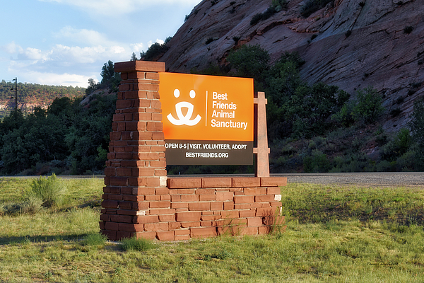 Best Friends Animal Sanctuary Angel Canyon Knob Utah Signage 01 Jigsaw  Puzzle by Thomas Woolworth - Pixels