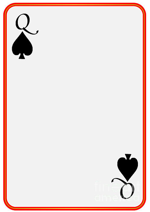 Plain Blank Game Cards