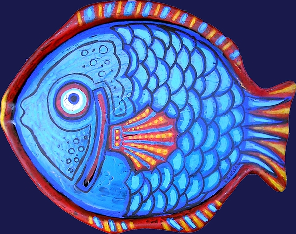 Genevieve Esson - Blue and Red Fish