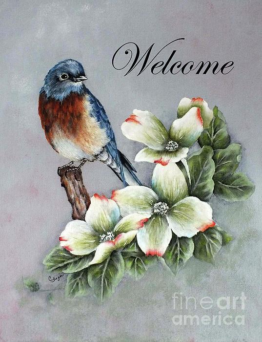 Cindy Treger - Bluebird Welcome Sign