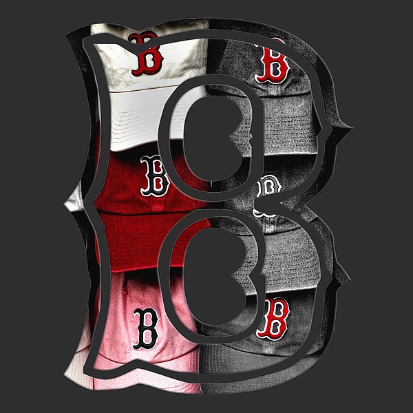 Boston Red Sox B Logo Digital Art