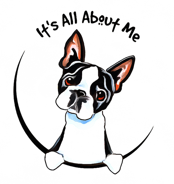 Boston Terrier Line Art Minimalist Wall Art Drawing Dogs & Pets Pet