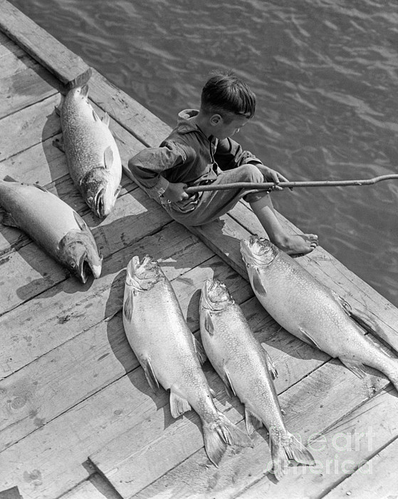 Boys Fishing Women's Tank Top by H. Armstrong Roberts/ClassicStock -  Science Source Prints - Website