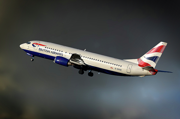 British Airways Boeing 737-436 Face Mask by Smart Aviation - Pixels