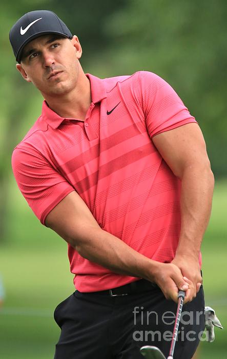 Brooks koepka nike shirt greesy today