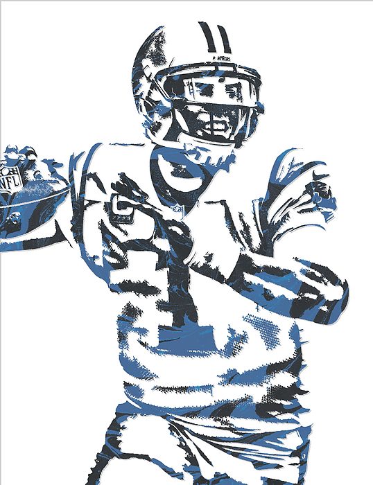 Auburn Tigers Cam Newton Youth T-Shirt by Joe Hamilton - Pixels