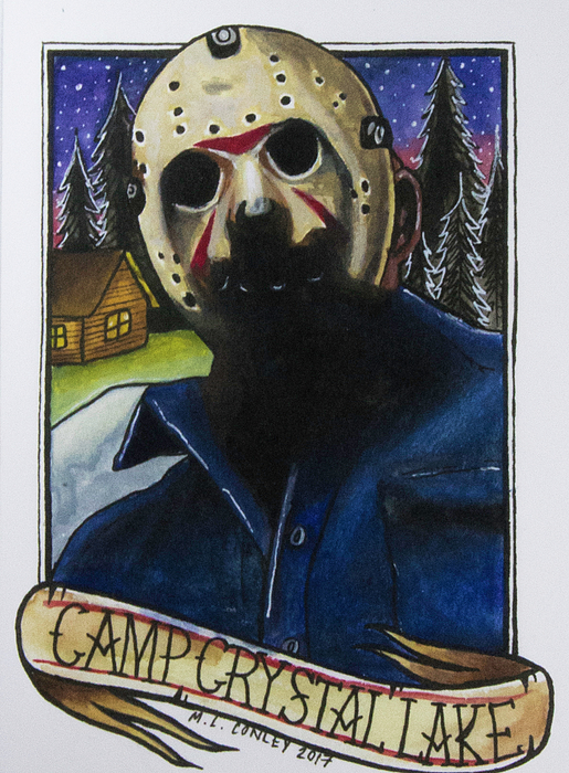 Phone Wallpaper: Friday the 13th | Jason Voorhees | Camp Crystal Lake |  Hockey Mask | Summer Camp | Digital Download | Digital Art