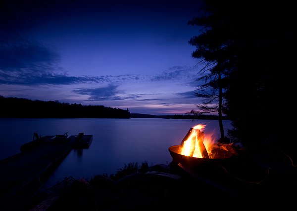 Campfire Photograph