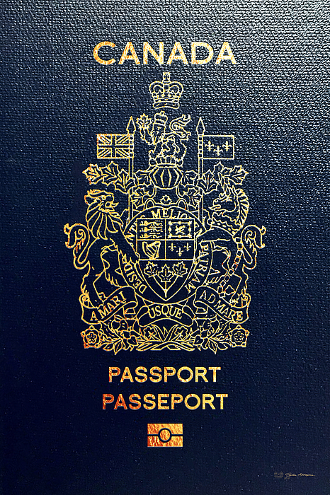 Canadian Passport Cover Digital Art by Serge Averbukh - Pixels