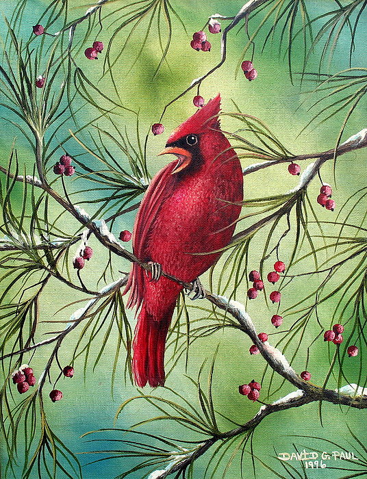 Cardinal Painting