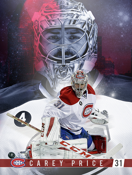 Carey Price Face Mask For Sale By Sportshype Art