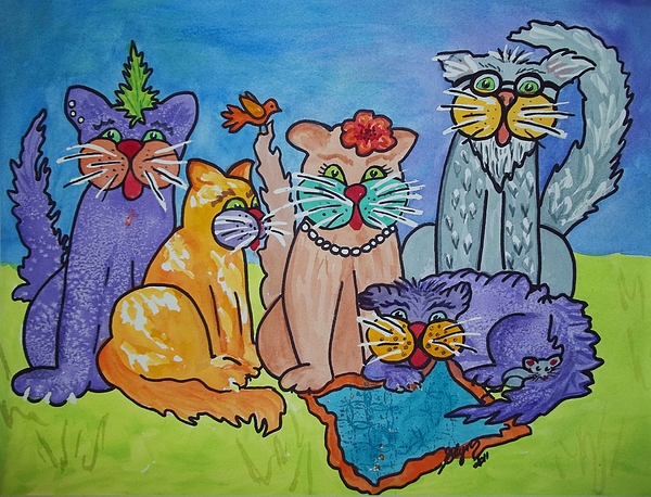 Ellen Levinson - Cat Family Gathering