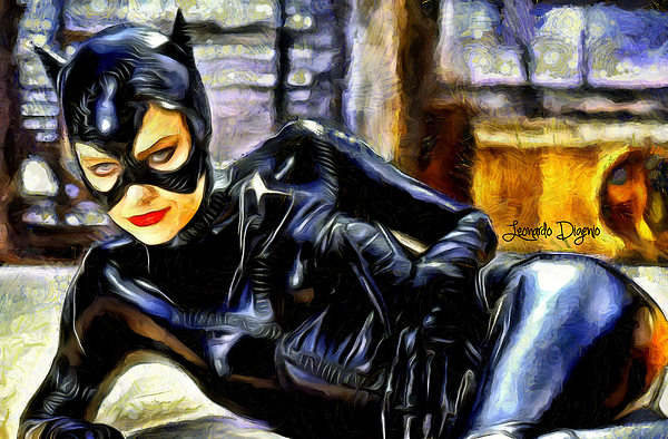 Catwoman Returns - DA Sticker by Leonardo Digenio - Pixels