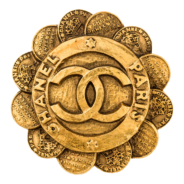 Gold Transparent Chanel Logo Png