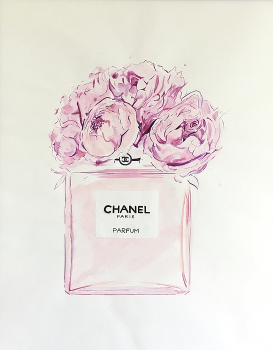 Chanel Peonies Shower Curtain for Sale by Anna Shogren