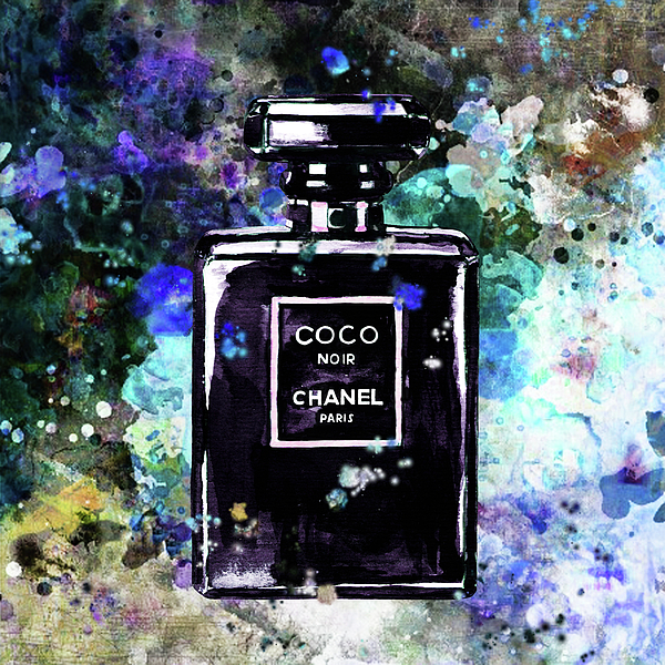 Chanel Poster Chanel Print Chanel Noir Perfume print Chanel Noir ...