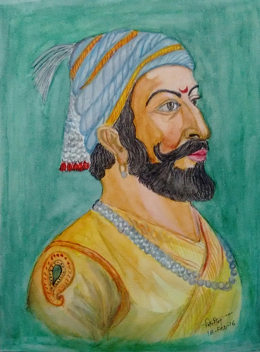 Illustration King Chhatrapati Shivaji Maharaj Marathi Calligraphy Shivaji  Maharaj Jayanti Stock Vector by ©ColorBolt 344407492