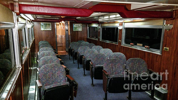 Coast Starlight Movie Theatre Amtrak Train Yoga Mat
