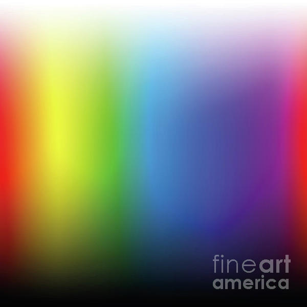 Color Spectrum Hundred Different Colors Digital Art by Peter