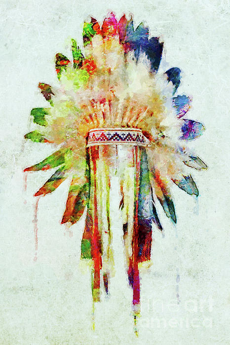Olga Hamilton - Colorful Lakota Sioux Headdress