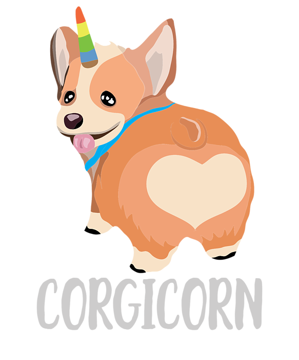 Multicolor 18x18 Funny Corgi Owner Dog Lover Apparel & Gifts Cute Corgicorn Unicorn Corgi Pet Owner Dog Lover Throw Pillow