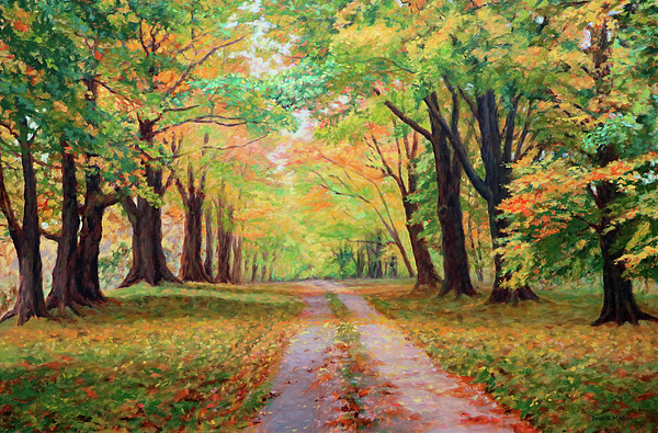 Bonnie Mason - Country Lane - A walk in Autumn