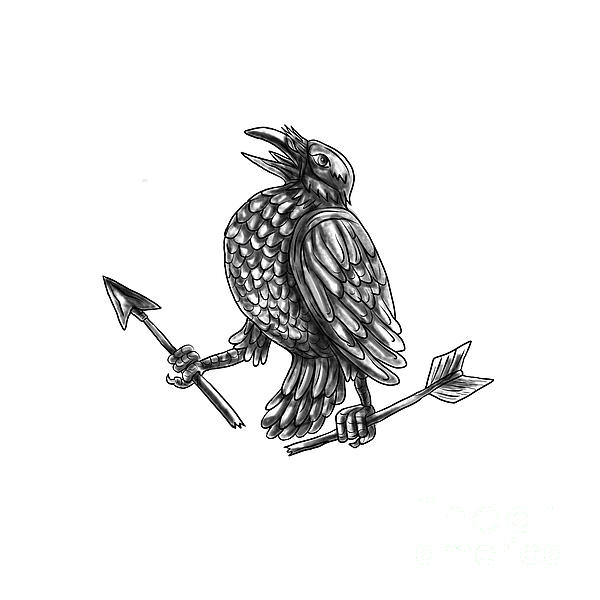 Common Raven - Bird Tattoo - CleanPNG / KissPNG
