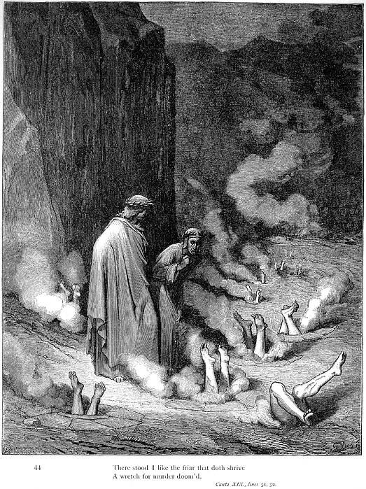 Dante's Inferno, C1520 Canvas Print / Canvas Art by Granger - Fine Art  America