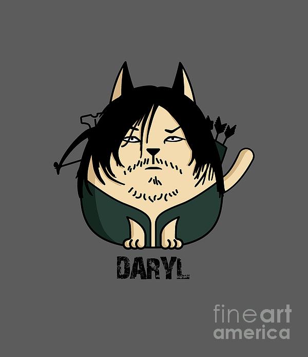 Daryl The Cat Digital Art