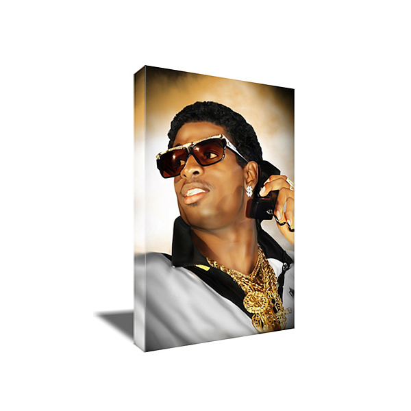 Deion Sanders Pioneer of Swag Canvas Art iPhone 12 Case by Art-Wrench Com -  Fine Art America