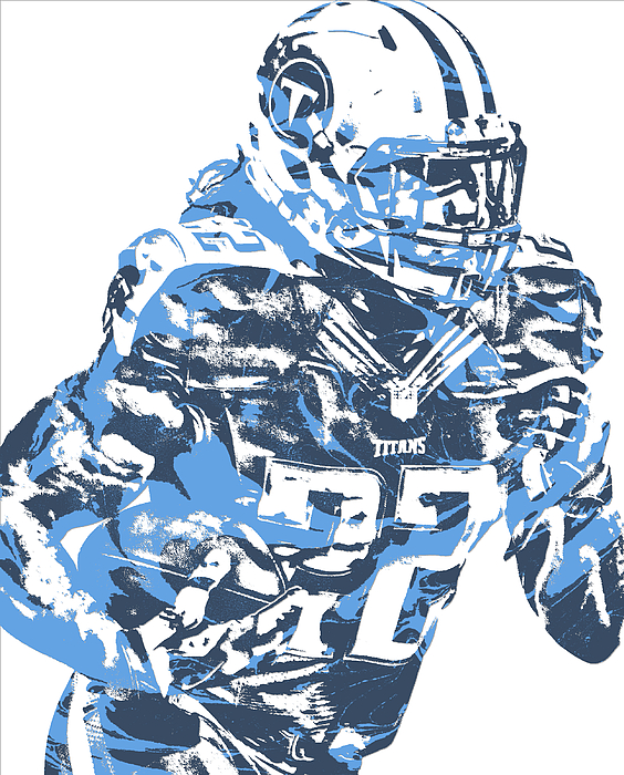 Derrick Henry Tennessee Titans American Football Painting 