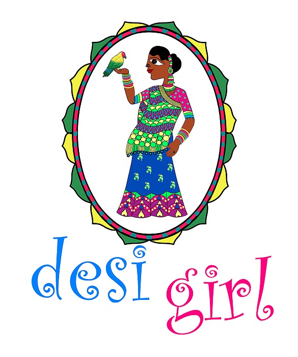 Desi Girl Digital Art