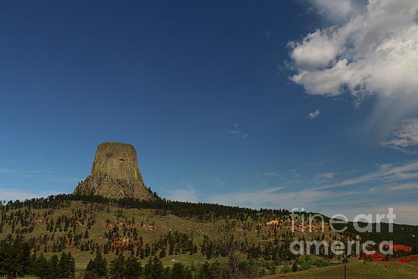 Christiane Schulze Art And Photography - Devils Tower In  Bear Lodge Mountains 