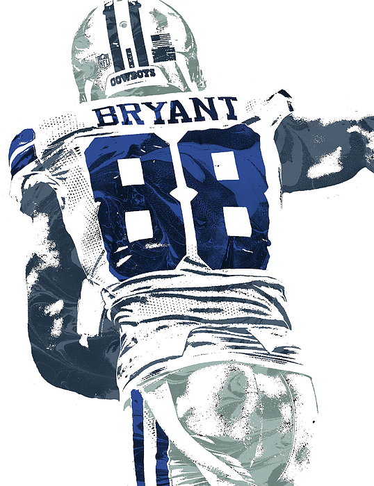 Dallas Cowboys Dez Bryant T-Shirt by Joe Hamilton - Pixels