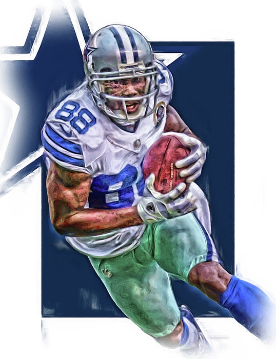 Dez Bryant Dallas Cowboys Pixel Art 5 Mixed Media by Joe Hamilton - Fine  Art America