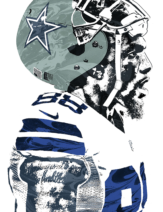 Dez Bryant Cowboys Art Toddler T-Shirt by Joe Hamilton - Pixels