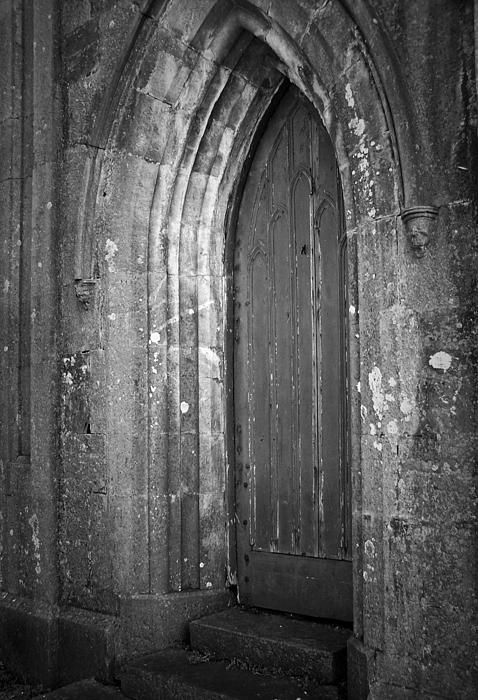 Door At Protestant Church Macroom Ireland Photograph