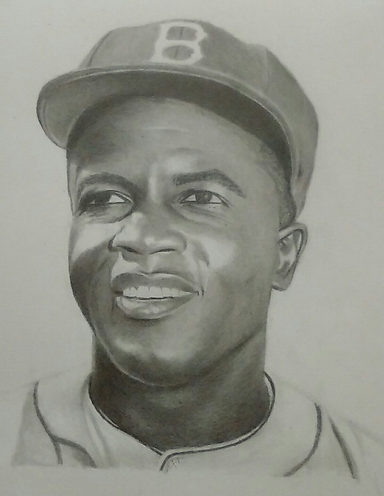 jackie robinson drawing