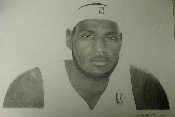 How To Draw LeBron James, Step By Step