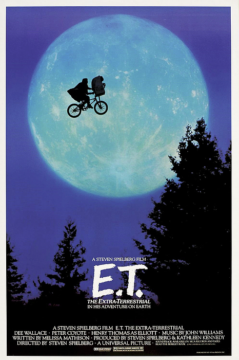 New 36x58 ET E.T The Extra Terrestrial Movie Poster Fleece Throw Gift Blanket 