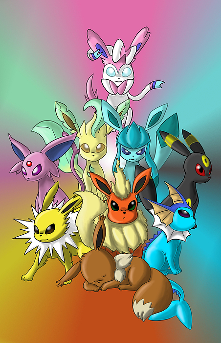 eeveelution wallpaper iphone