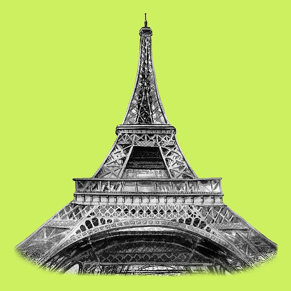 Eiffel Tower Design Painting