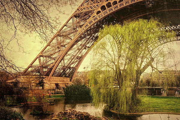 Joan Carroll - Eiffel Tower Paris Footprint Vintage