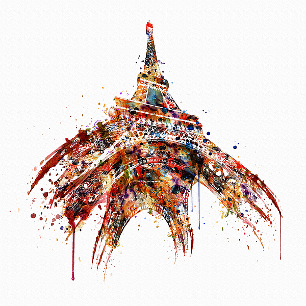 Marian Voicu - Eiffel Tower Watercolor