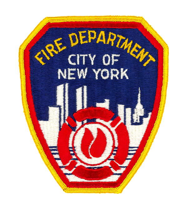 F.D.N.Y. - Uniform Patch, Fire Department New York Long Sleeve T-Shirt