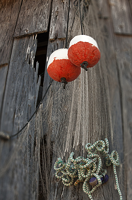Fishing Floats and Nets Ornament by Mitch Spence - Fine Art America